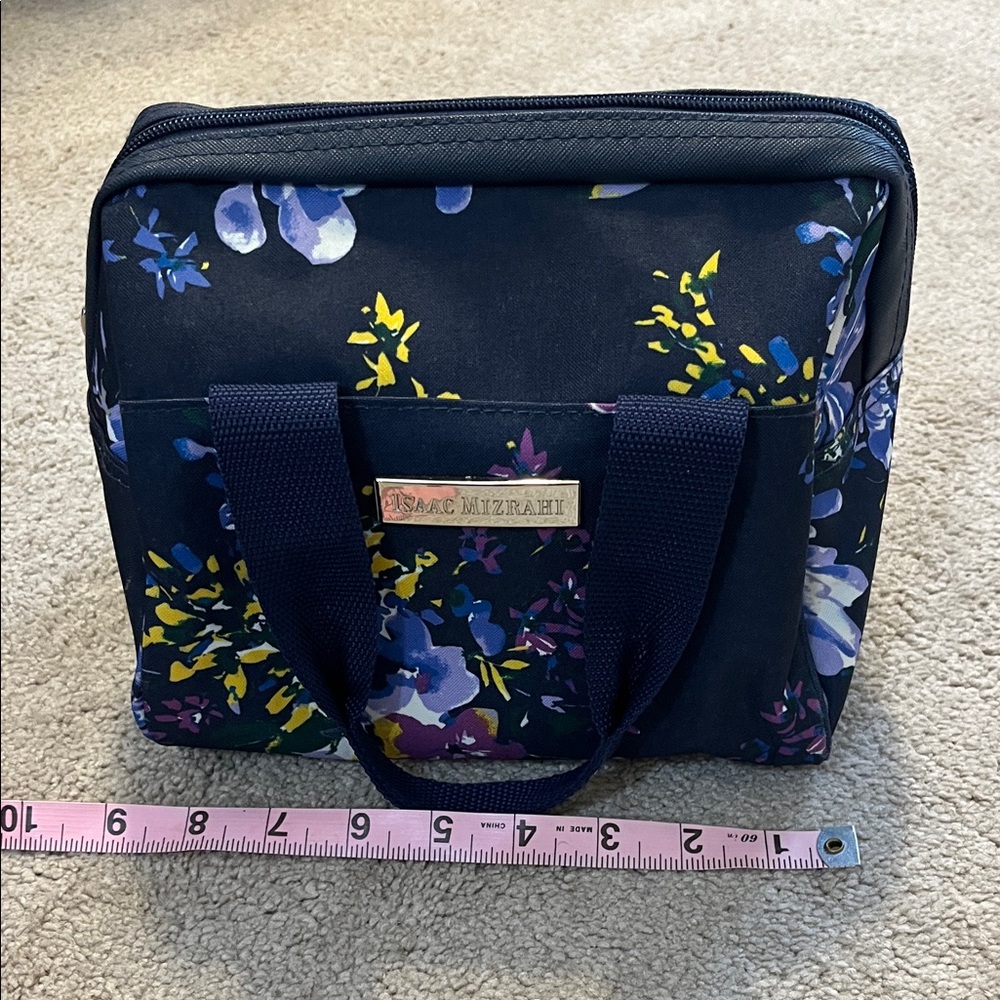 Isaac Mizrahi floral insulated lunch tote